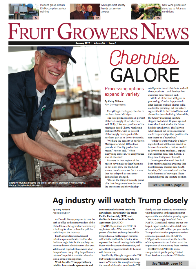 January 2017 Fruit Growers News