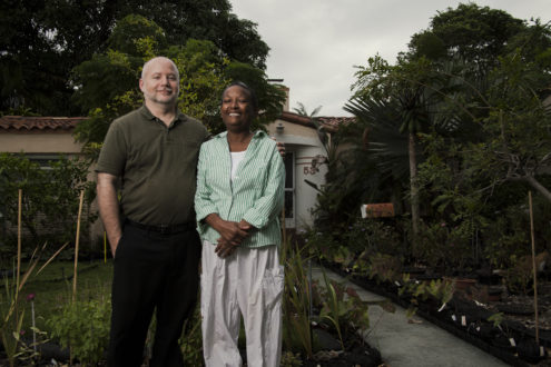 Above, Hermine Ricketts and Tom Carroll are a married couple who have resided at their modest home in Miami Shores, Fla., for more than 20 years.  Photo: Institute for Justice