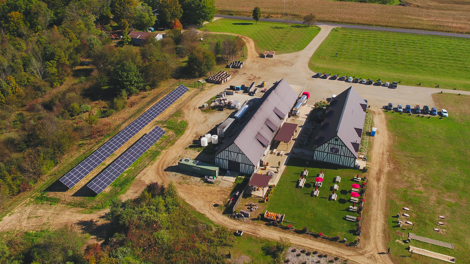Virtue Cider installs 200 solar panels at orchard - Fruit Growers News