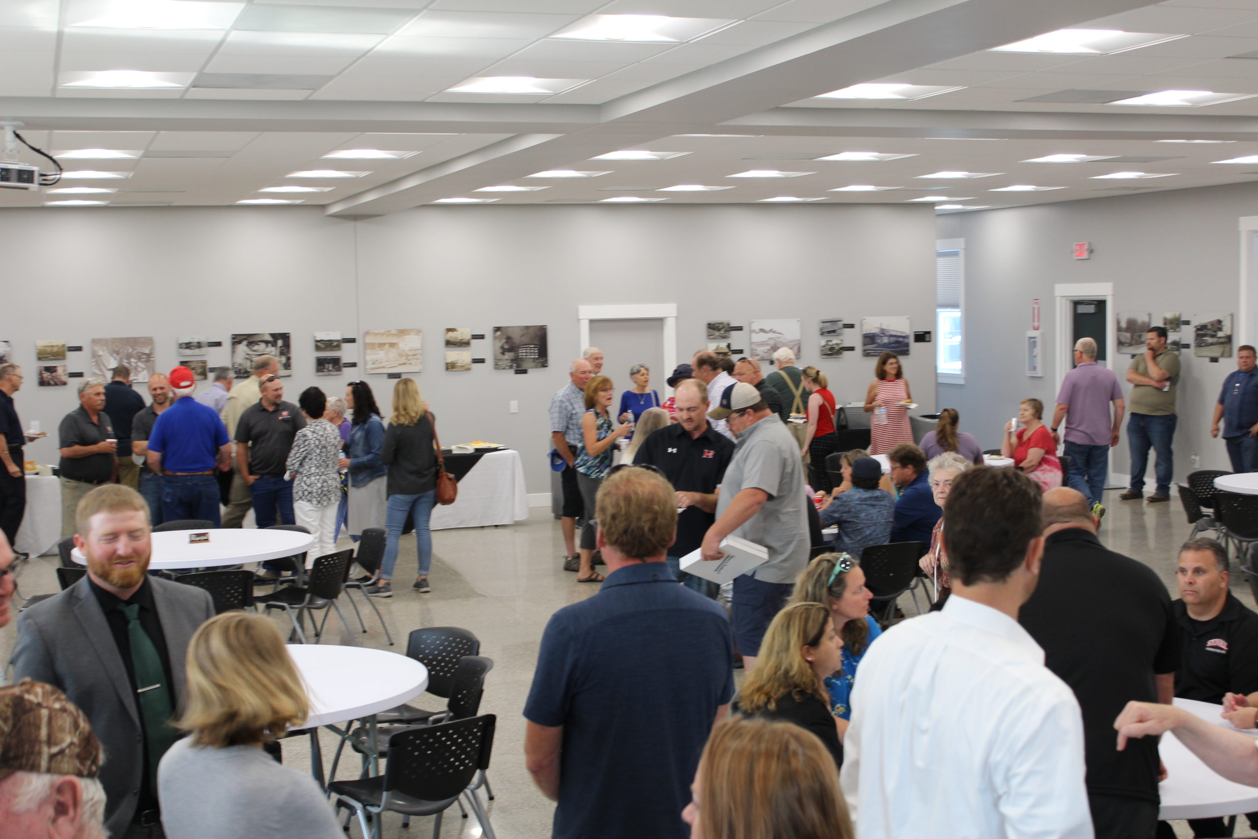 The event space at the research center was full for the Aug. 5 event.
