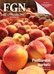 Fruit Growers News September 2024 issue cover image of peaches