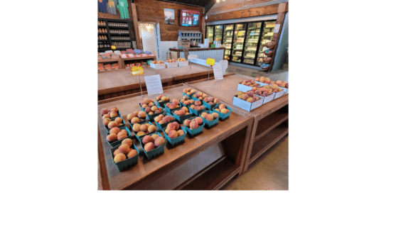 farm market Fredericksburg peaches