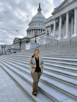 Northern California farmer Leah Groves recently attended a Women’s Communications Boot Camp in Washington, D.C., where she completed training in public speaking and advocacy. Photo courtesy of Megan Dresbach.