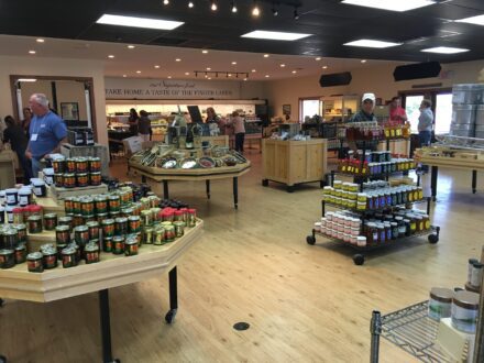 Farmers market tables.