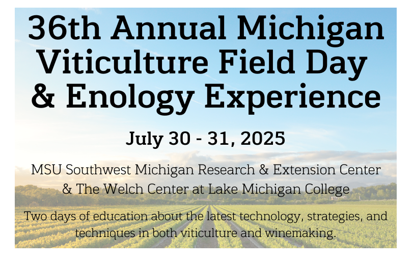 Michigan Viticulture Field Day 2025 graphic