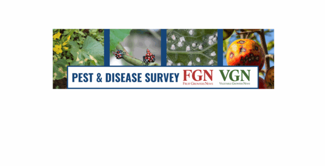 2026 pest and disease survey graphic