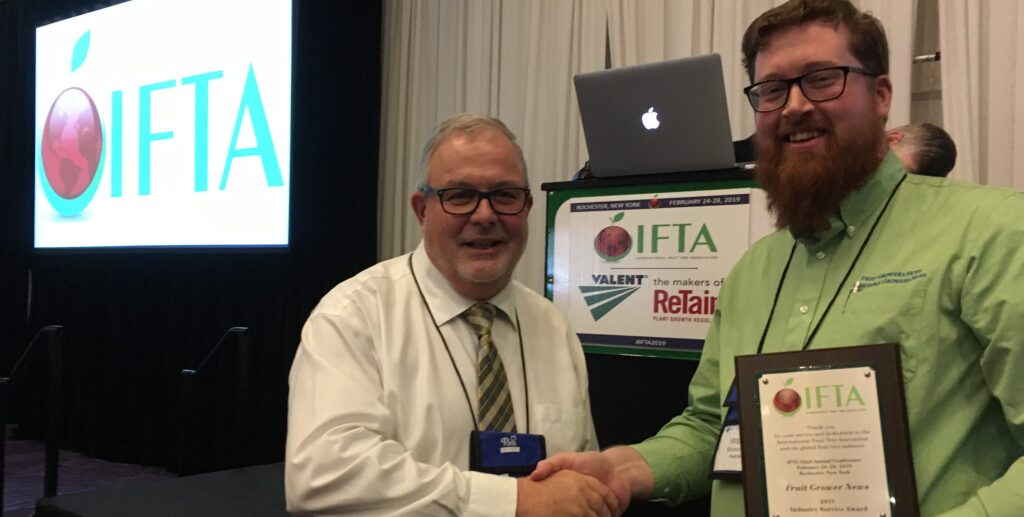 Wafler, Fruit Growers News among IFTA honorees