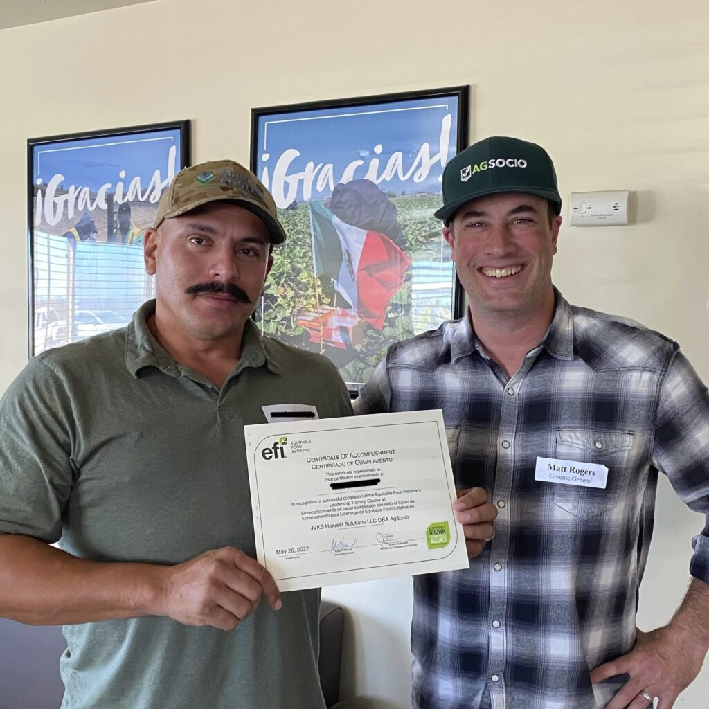 EFI verification awarded to first farm labor contractor