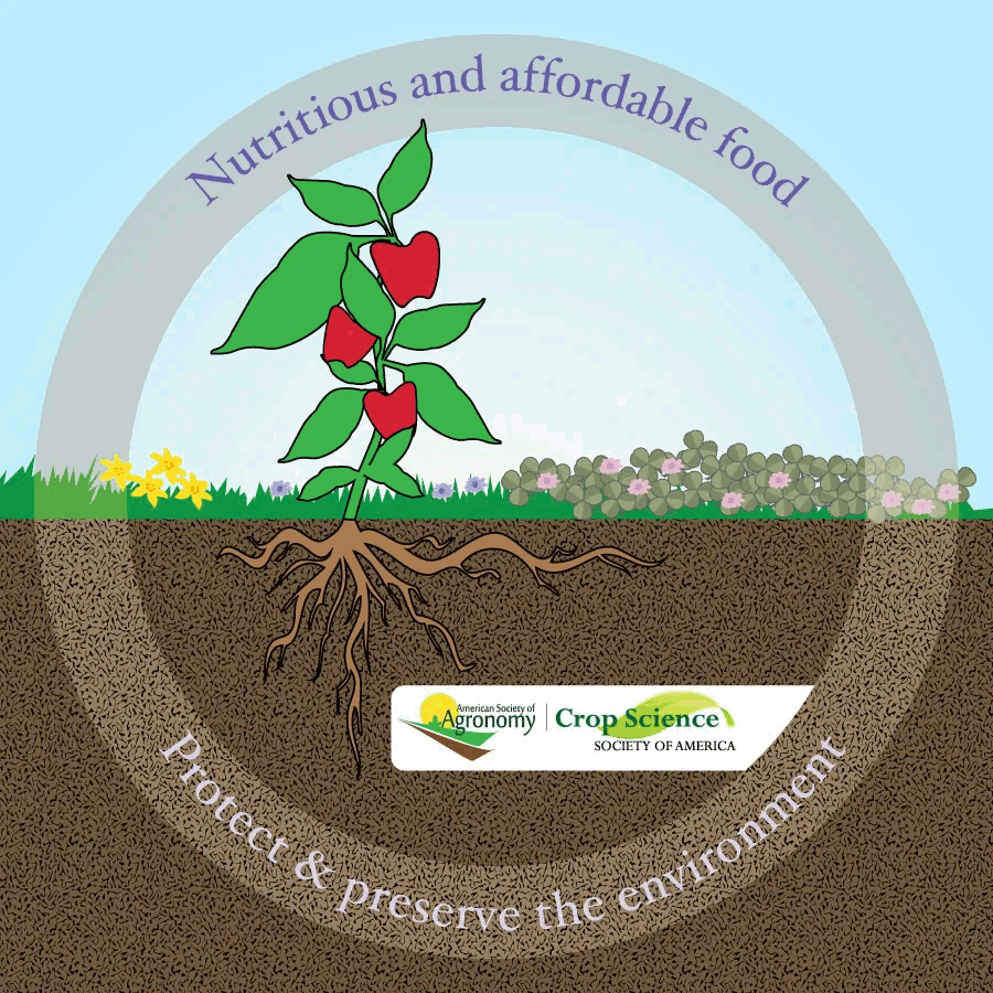 American Society of Agronomy Crop Science Society of America sustainable secure food circle