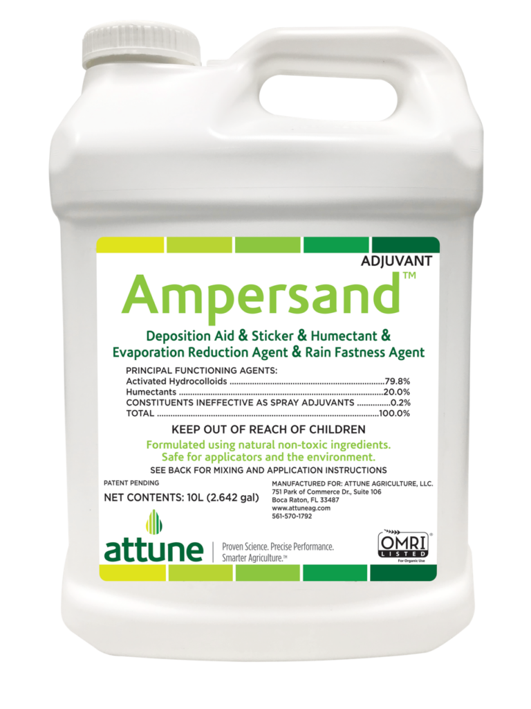 Attune Agriculture’s Ampersand adjuvant now available in California