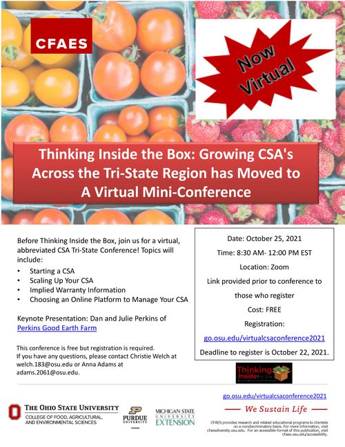 Webinar connects community supported ag farmers in Michigan, Indiana and Ohio
