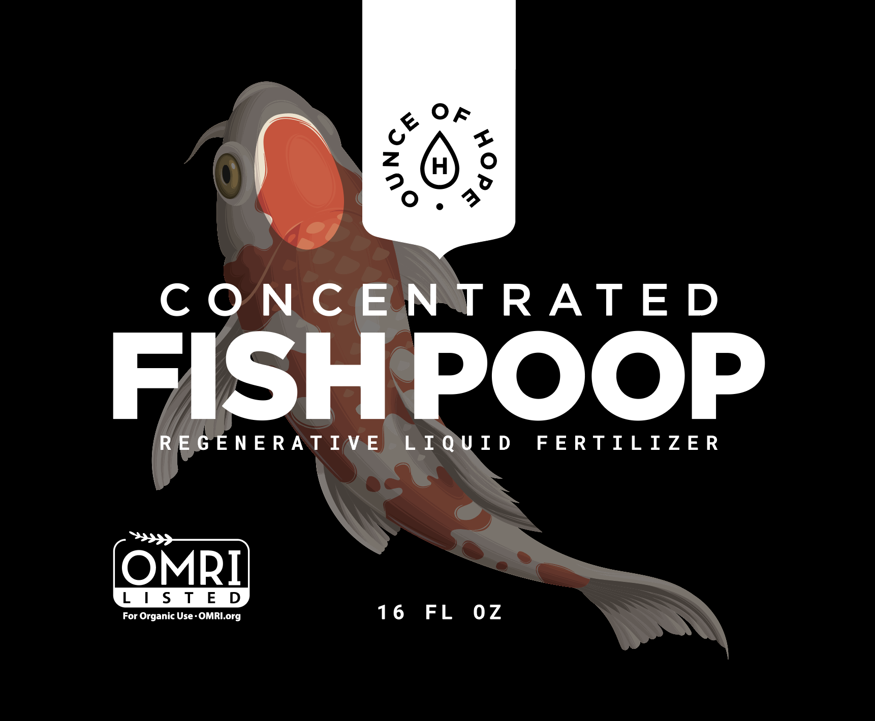 Concentrated fish poop