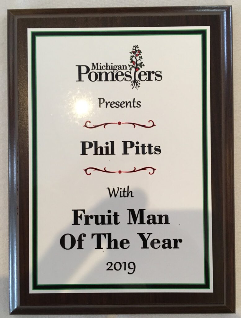 Michigan Pomesters name Phil Pitts ‘Fruit Man of the Year’