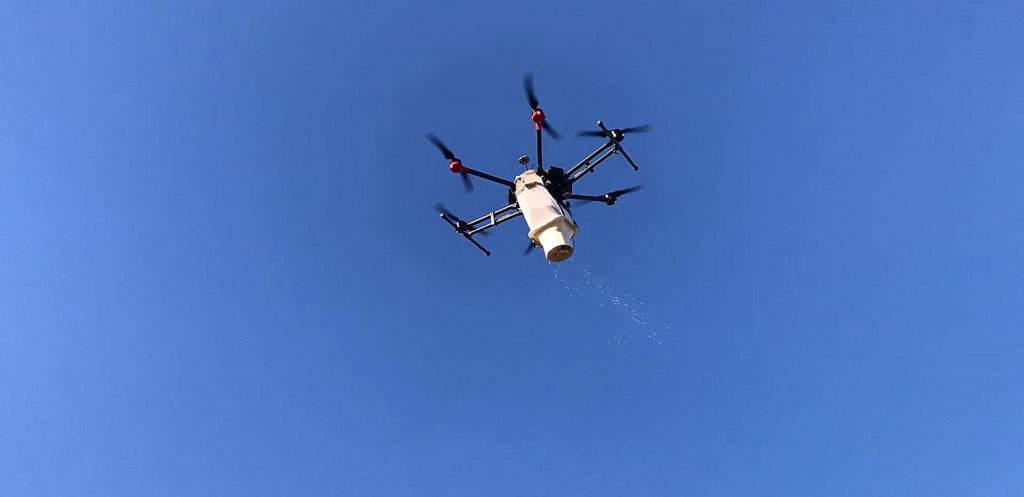 California drone company releases beneficial insects