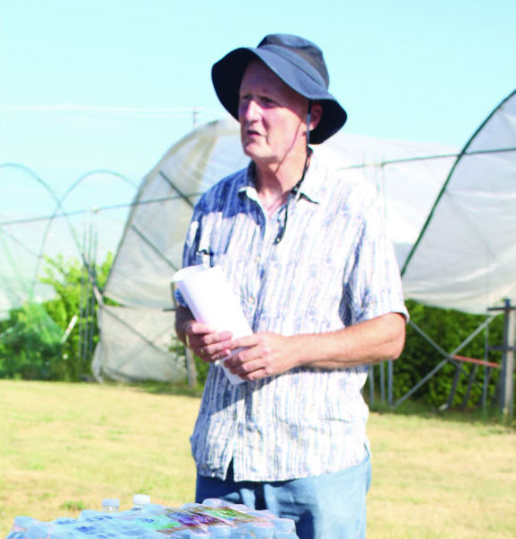 Eric Hanson of Michigan State describes high tunnel fruit production strategies.