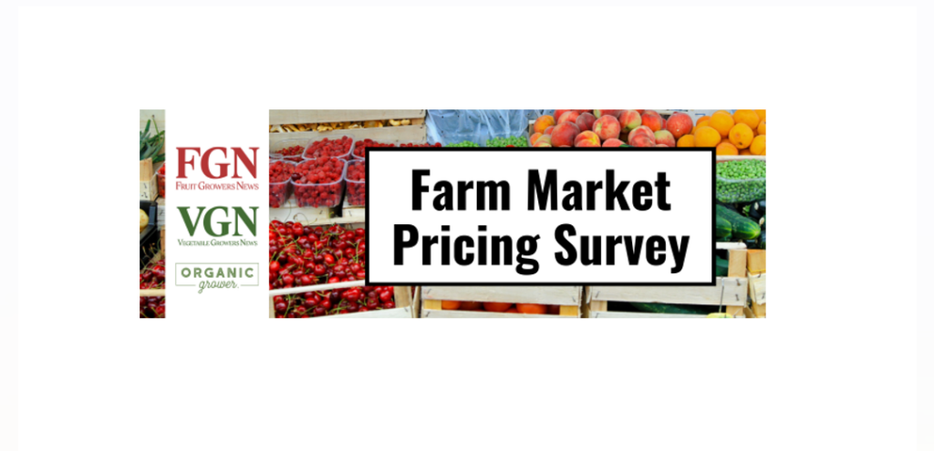 Farm market pricing survey