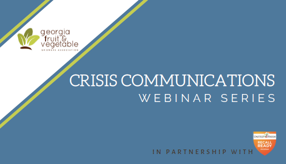 Crisis communications webinar series for produce industry planned