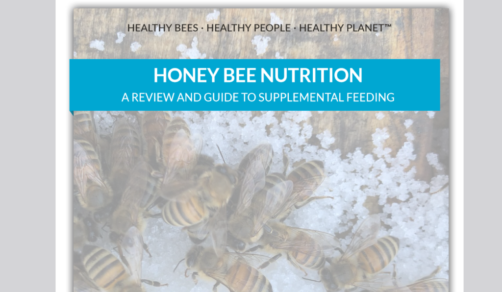 Honeybee health nutrition guide available