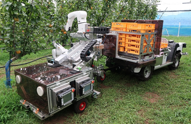 Project aims to achieve fruit harvest at almost the same speed as humans