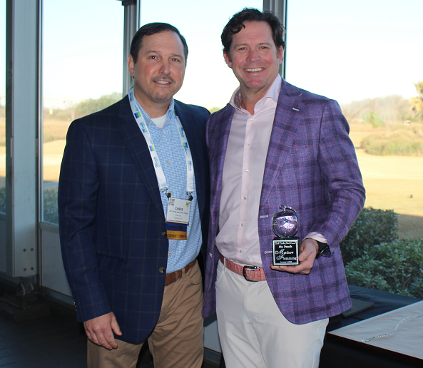 Mr. Peach goes extra mile for industry