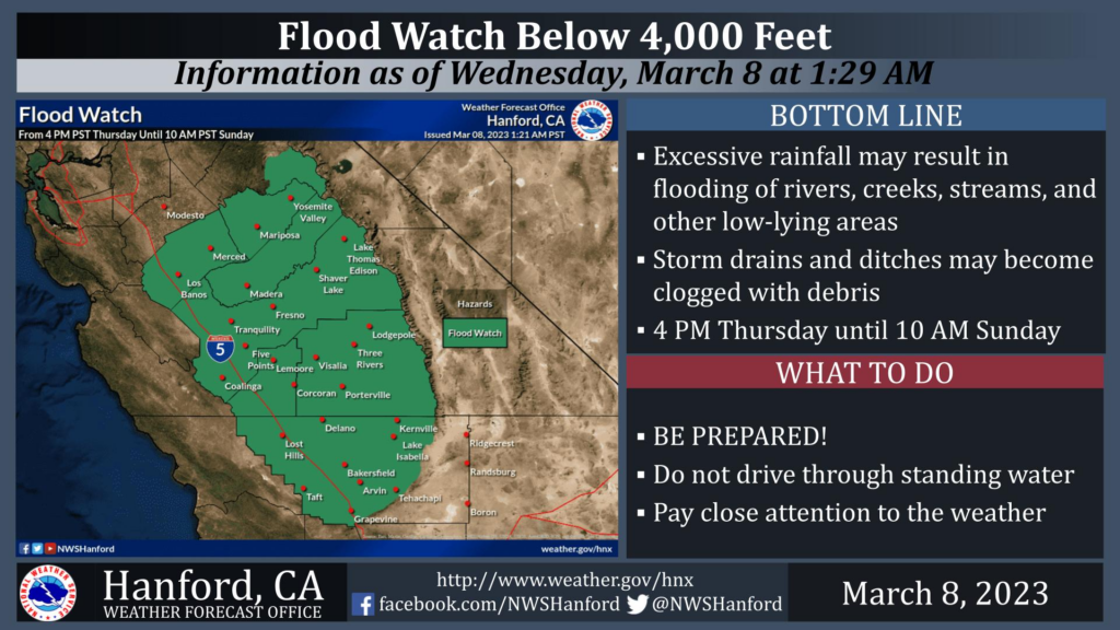 ‘Atmospheric river’ brings more flooding to California