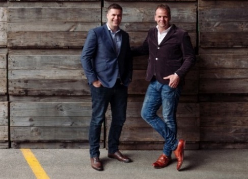Robotics Plus founders Dr Alistair Scarfe (Chief Engineering Officer) and Steve Saunders (CEO).