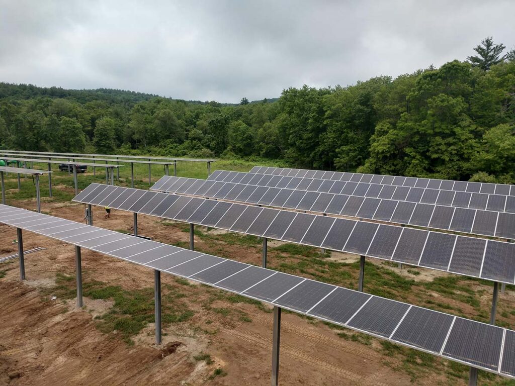 Solar technology meets tradition on a Monson family farm in Massachusetts