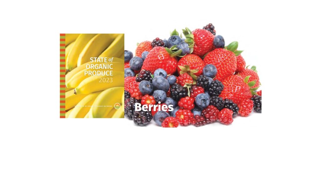 Berries lead fresh organic produce sales
