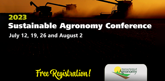 Sustainable Agronomy Conference offered free, online