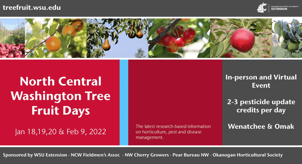 North Central Washington Tree Fruit Days to be held in January