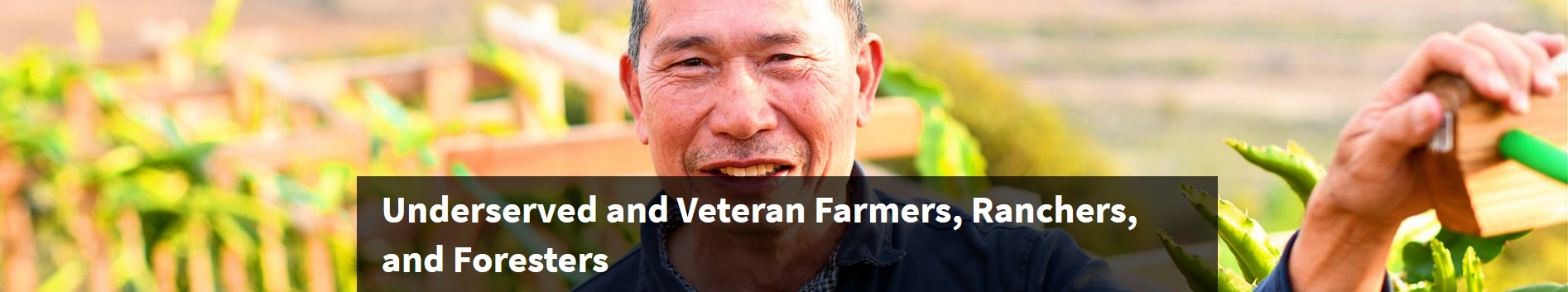 USDA underserved farmers