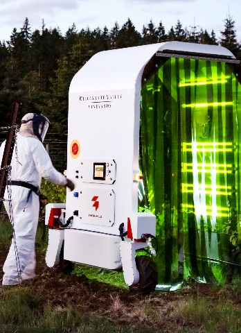Researchers, vintners explore using UV lights to reduce powdery mildew