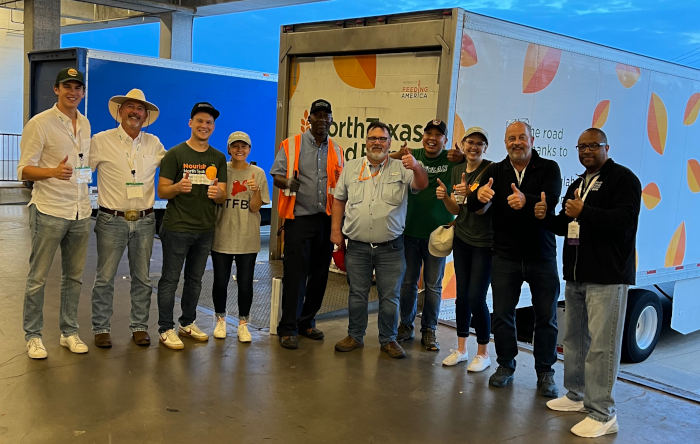 TIPA members donate food to needy north Texans