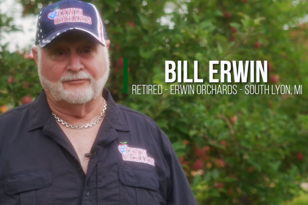 Michigan fruit industry honors Bill Erwin, Greg Lang