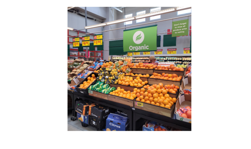 Organic acreage, sales increasing