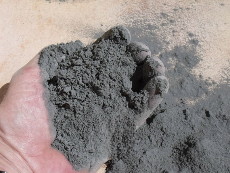 Torch Lake Industries harvests stamp sand to be crushed into rock dust. Photo: Torch Lake Industries